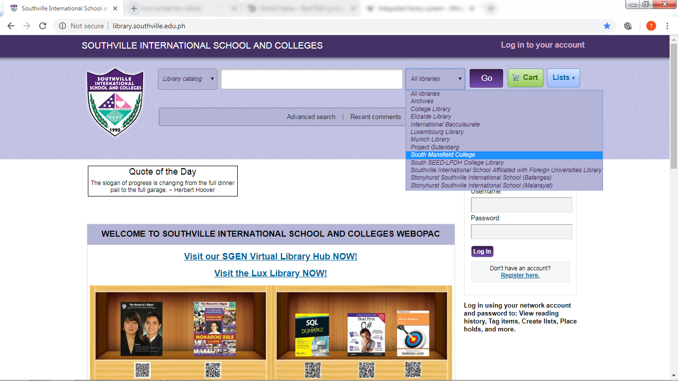 Library Online Public Access Catalog(OPAC)